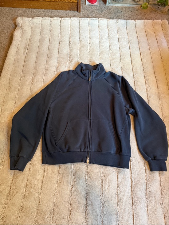 Vuori Tops - Vuori Restore Double Zip Sweatshirt, Navy, Size Medium